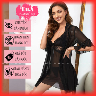 Váy ngủ có áo choàng quyến rũ VAY272A-đồ ngủ đẹp
