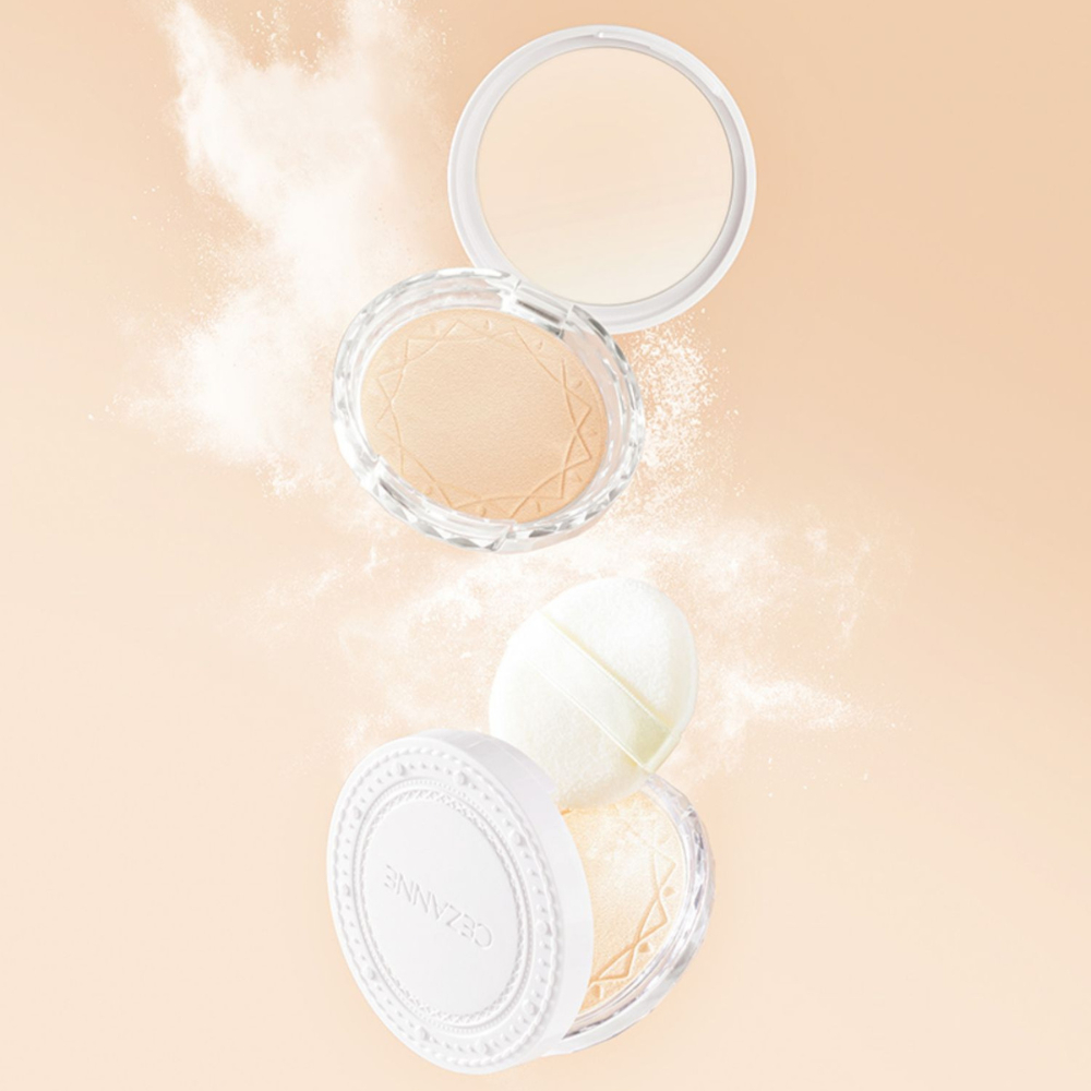 Phấn phủ kiềm dầu Cezanne UV Clear Face Powder Nhật Bản chống thấm nước SPF 28 PA+++ 10g