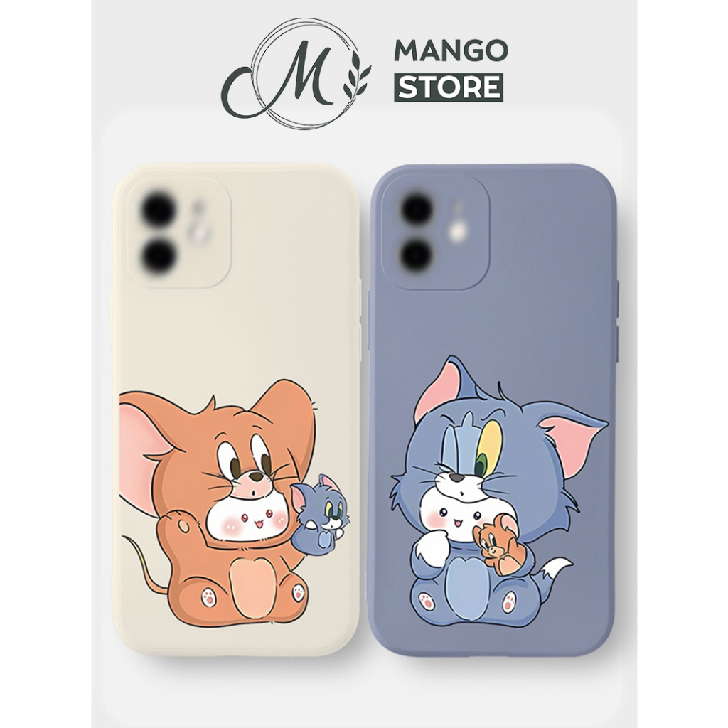 Ốp lưng iphone Tom & Jerry 6plus 6splus 7 plus 8plus X Xr XsM 11 12 13 Promax 14 Promax Mango Store 