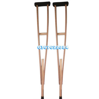 Nạng chống nách bằng gỗ, nạng gỗ