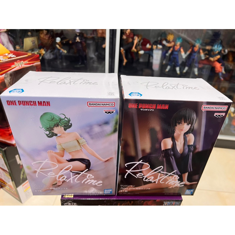 Mô hình one punch man chính hãng ban dai - tatsumaki và fubuki relax time figure
