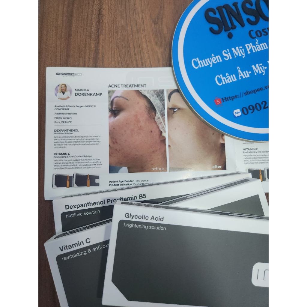 Combo BCN Glycolic + B5 Giảm mụn và thâm mụn