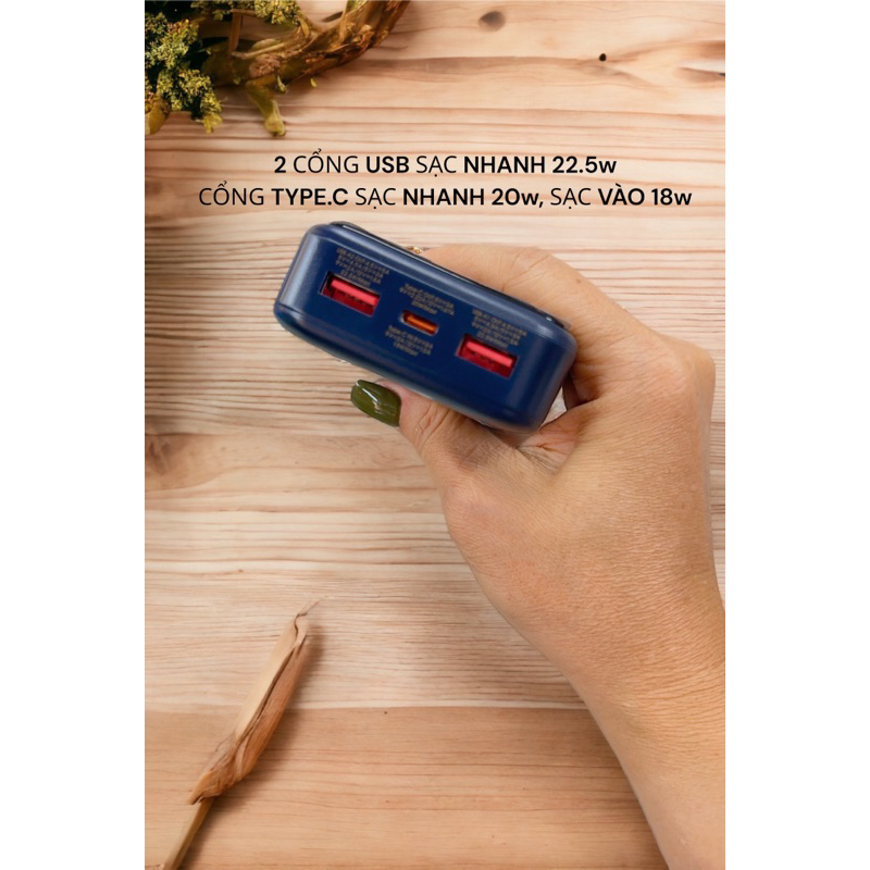 Pin Sạc Dự Phòng Remax RPP-521 20000 mAh Type C PD 18W USB 22.5W, bảo hành 6 tháng giá rẻ