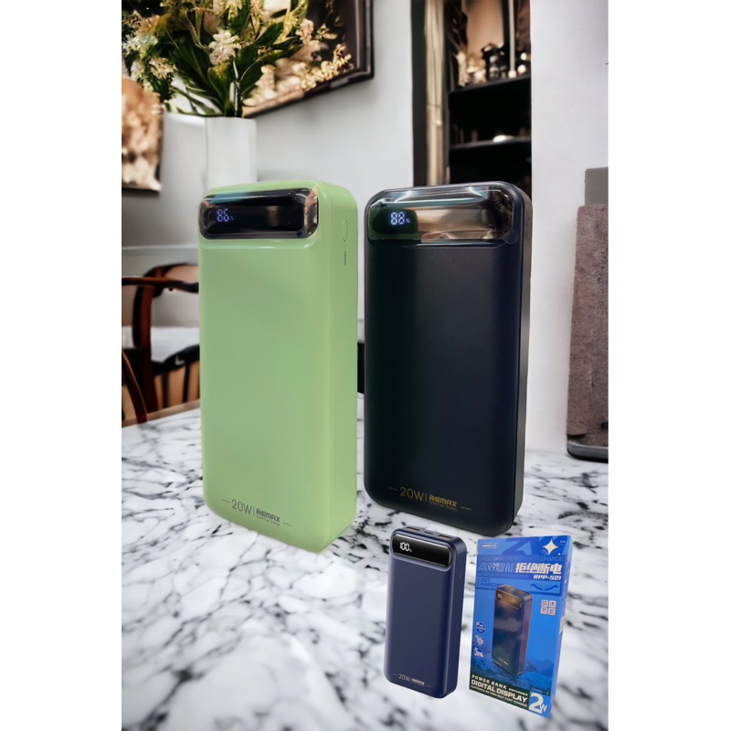 Pin Sạc Dự Phòng Remax RPP-521 20000 mAh Type C PD 18W USB 22.5W, bảo hành 6 tháng giá rẻ