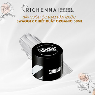 Sáp vuốt tóc nam cao cấp Swagger Hair Stunner Wax Organic Hàn Quốc 50ml