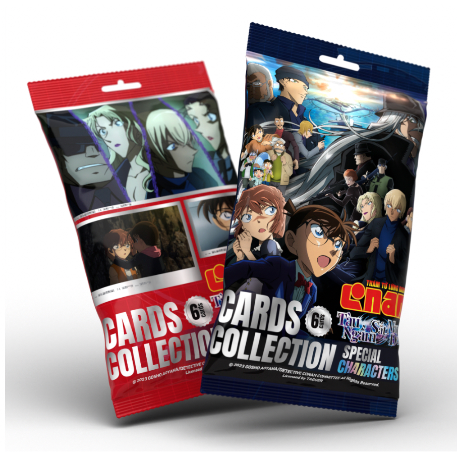 Bộ thẻ/card bo góc, sưu tập Conan Movie 26