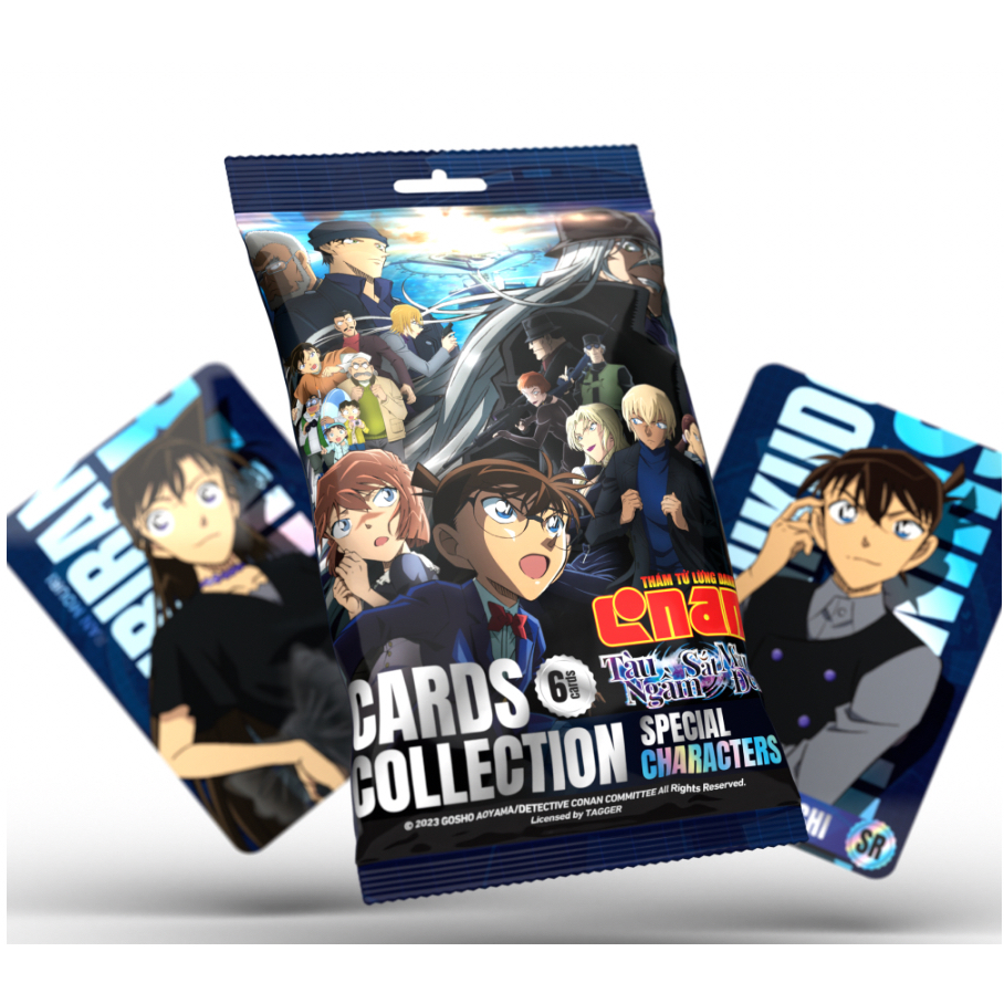Bộ thẻ/card bo góc, sưu tập Conan Movie 26