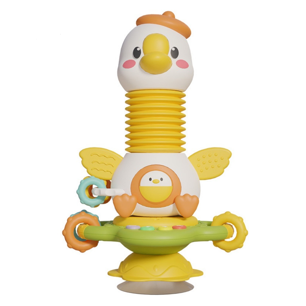 Đồ chơi luồn hạt, âm nhạc và lục lạc để bàn hỗ trợ bé ăn dặm và rèn luyện vận động tay