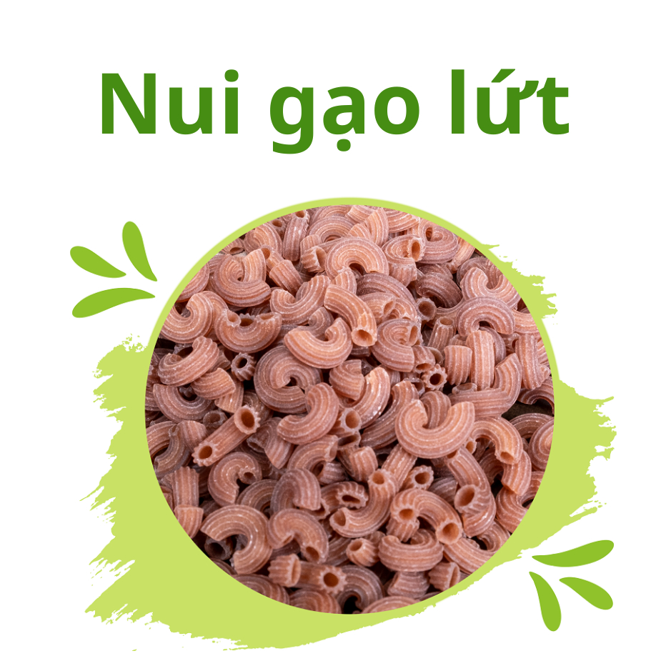 1KG Nui gạo lứt - thực dưỡng cho người ăn kiêng