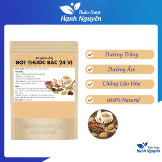 Bột thuốc bắc 24 vị nguyên chất 1kg - Thảo dược hạnh nguyên