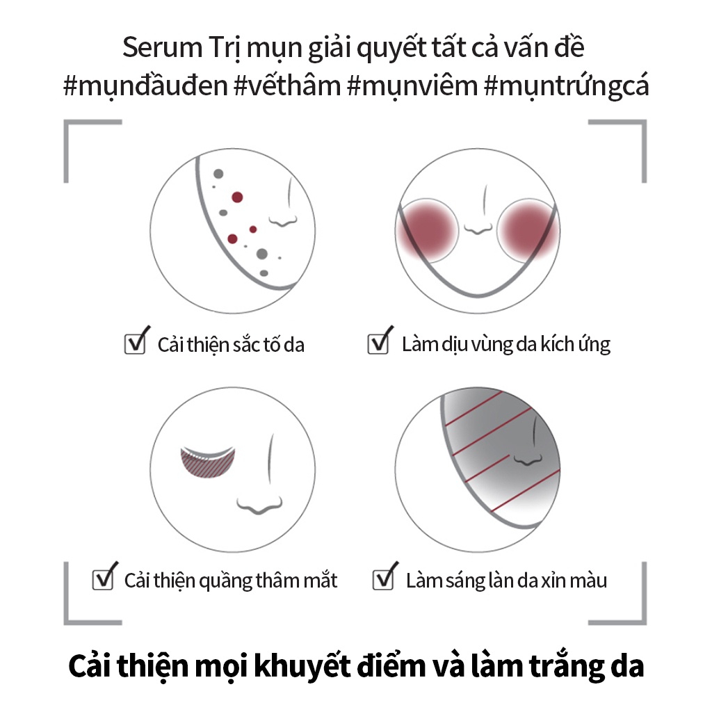 Tinh Chất Làm Dịu, Dưỡng Sáng, Cấp Ẩm Numbuzin No.1,3,5 Serum - ninishop