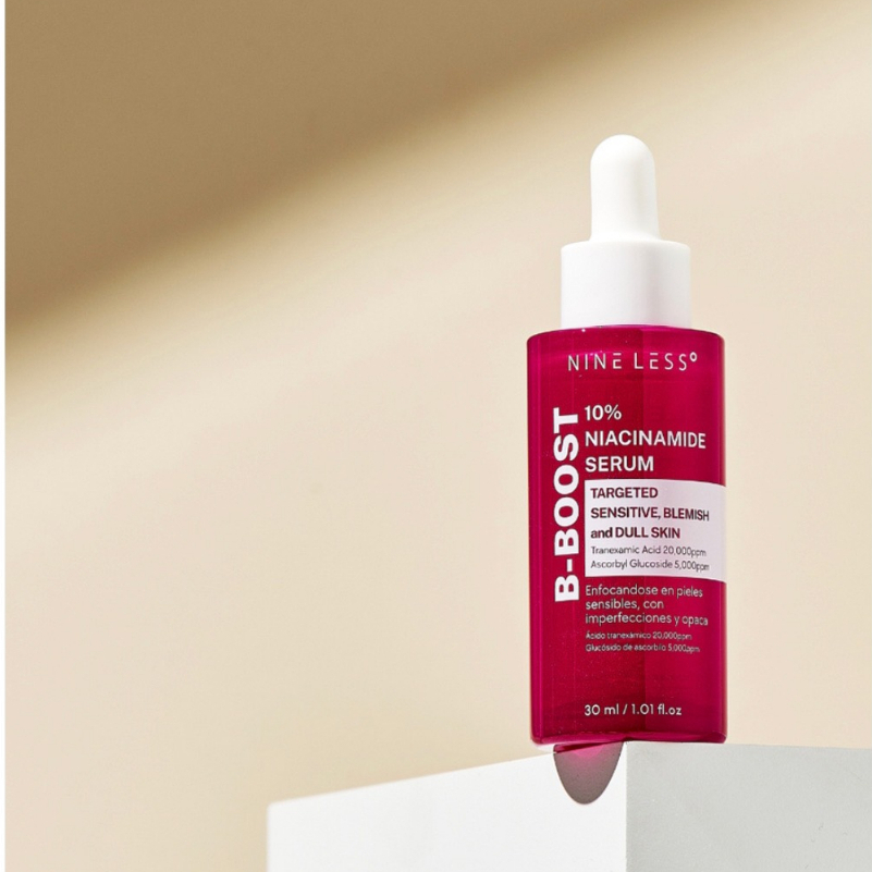 Tinh chất dưỡng da, giảm mụn thâm NINE LESS A-Control 10% Azelaic Acid, B-Boost 10% Niacinamide Serum 30ml - ninishop