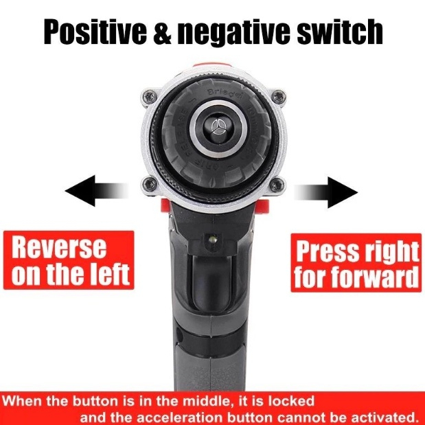 Máy Khoan Pin BOSCH Không chổi than - Có búa - Khoan 3 chức năng 13mm - Khoan Pin Makita 288V Tặng kèm bộ