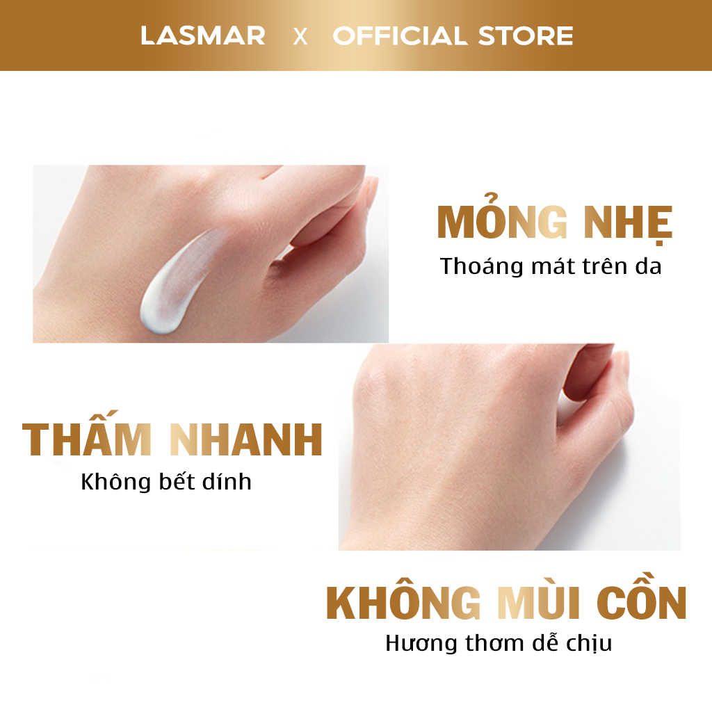 Combo 3 Kem Nám Ban Ngày, Đêm Lasmar và Serum Lasmar Hỗ Trợ Mờ Nám Da, Sáng Da, Mờ Tàn Nhang Lâu Năm 30g