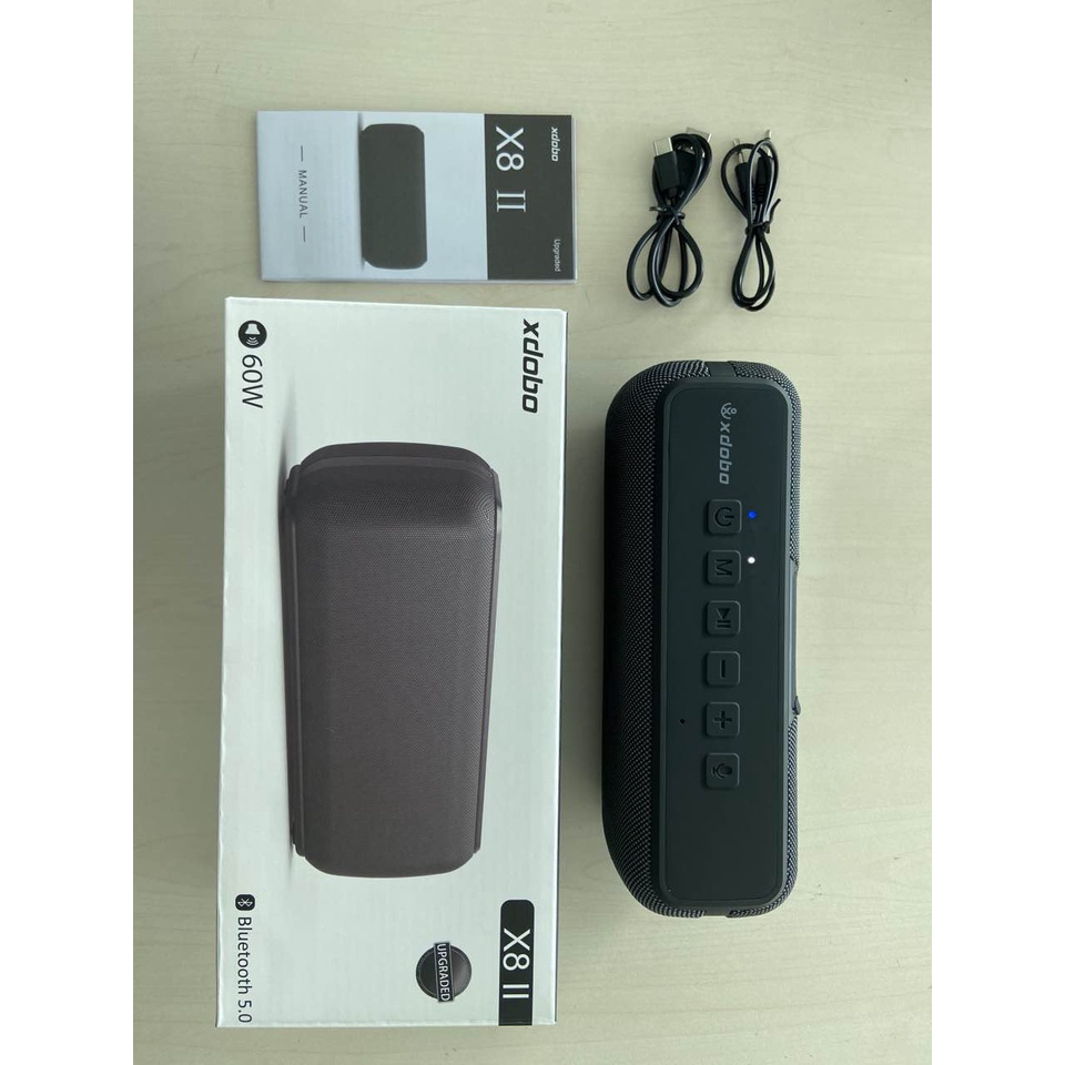 XDOBO X8 60W chính thức 60W chính hãng để bán loa Bluetooth Deep Bass TWS Mode Ipx5 không thấm nước