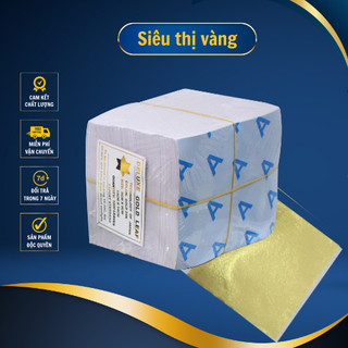 1000 lá vàng Nhật 9cm dát vàng tượng phật, đồ thờ, đồ thủ công mỹ nghệ, dán vàng phào chỉ, hoa quả, thạch cao, xi măng
