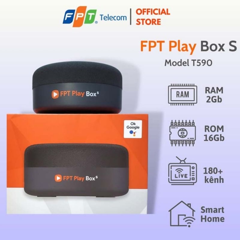 FPT Play Box T590 - Bộ Android TV Box điều khiển nhà thông minh (SmartHome)