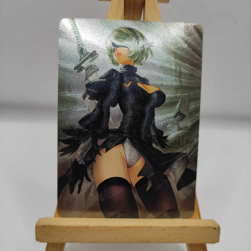 Thẻ Bo Góc Anime Hình Nhân Vật NIER AUTOMATA Chất Lượng Cao