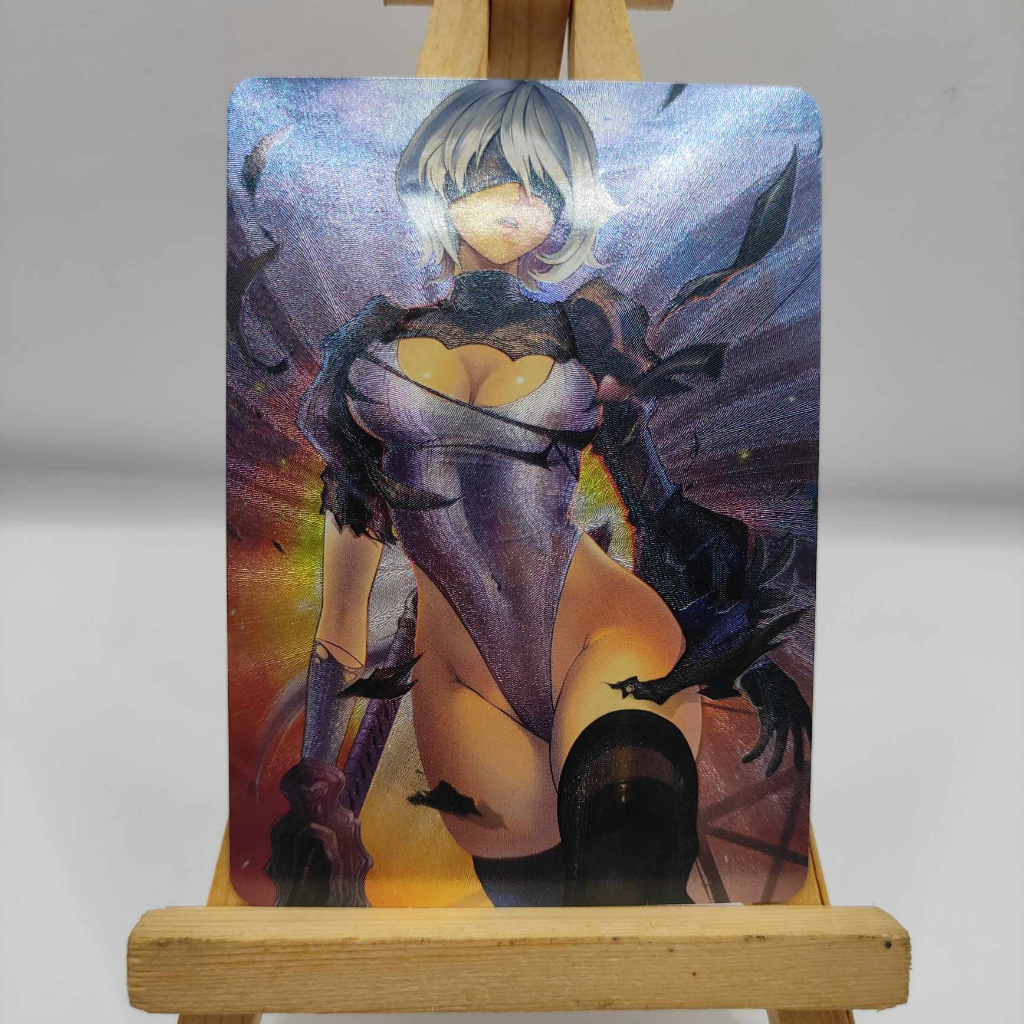 Thẻ Bo Góc Anime Hình Nhân Vật NIER AUTOMATA Chất Lượng Cao