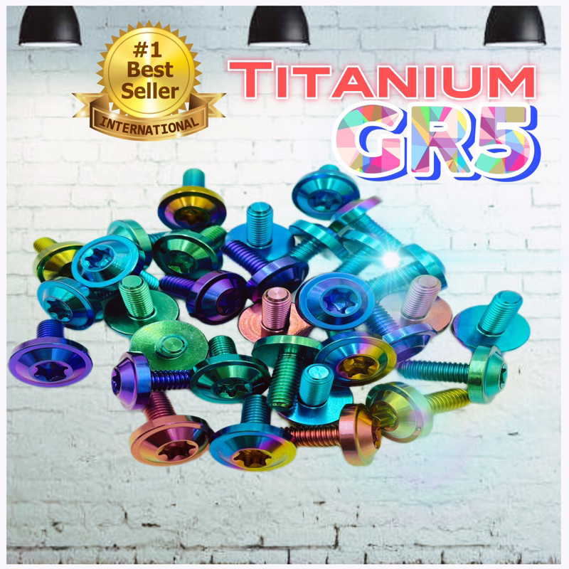 Ốc Titanium 6Li *10 Đủ Màu