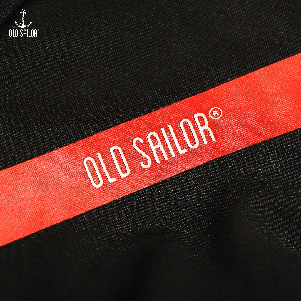 Áo thun nam họa tiết Old Sailor - O.S.L RED LINE TEE - 31004 - Big size upto 5XL