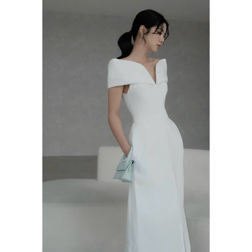 Đầm xoè thiết kế cao cấp sang trọng - CAT BOUTIQUE - DX223