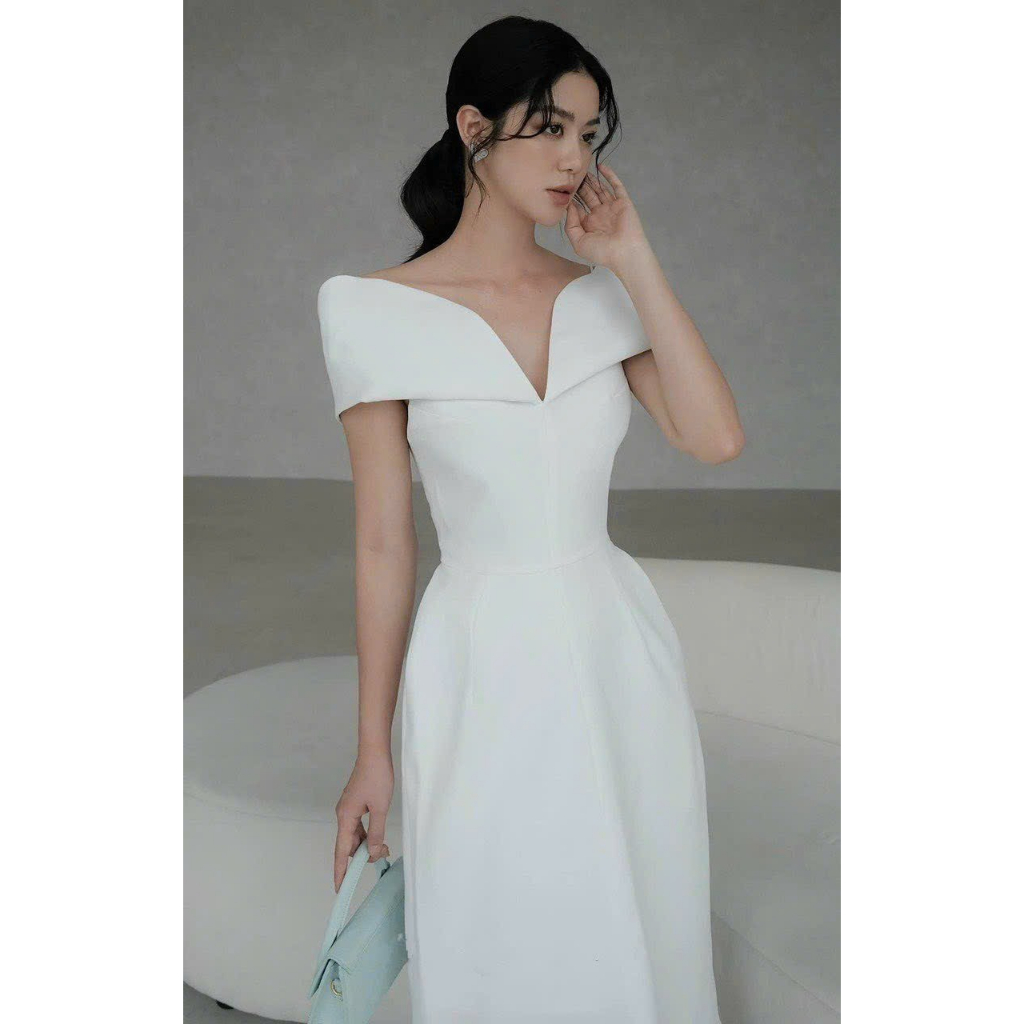 Đầm xoè thiết kế cao cấp sang trọng - CAT BOUTIQUE - DX223