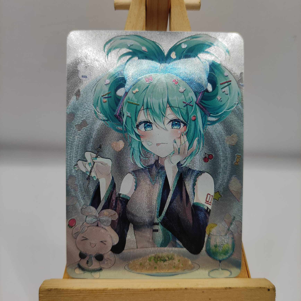 Thẻ Bo Góc Anime Hình Nhân Vật HATSUNE MIKU Chất Lượng Cao