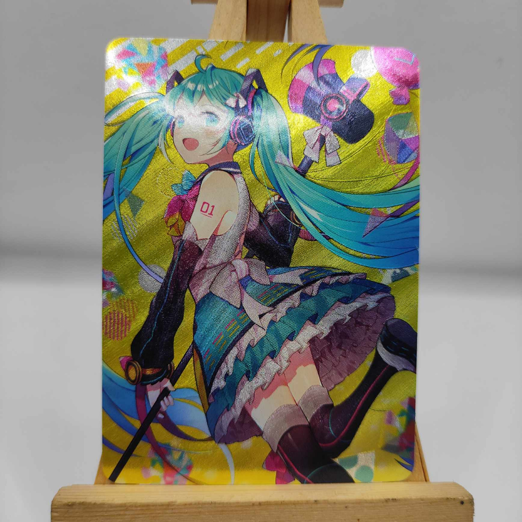 Thẻ Bo Góc Anime Hình Nhân Vật HATSUNE MIKU Chất Lượng Cao