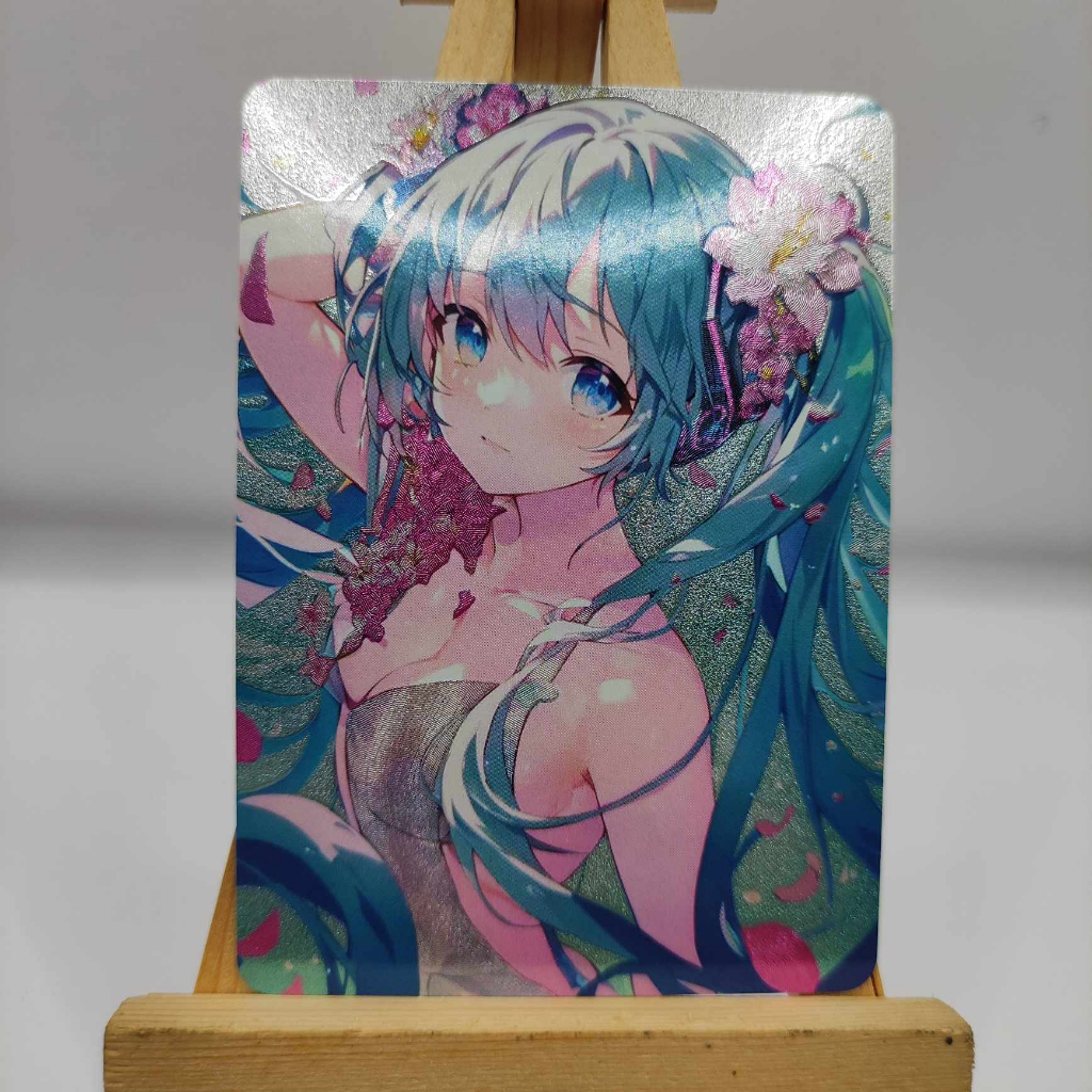 Thẻ Bo Góc Anime Hình Nhân Vật HATSUNE MIKU Chất Lượng Cao