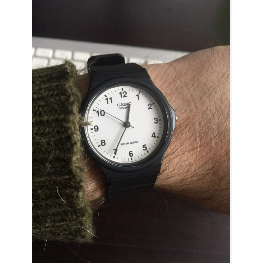 Đồng hồ Unisex Nam/Nữ Casio MQ-24-7BL chính hãng