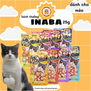 Bánh thưởng cho mèo Inaba soft bits mix 25gr