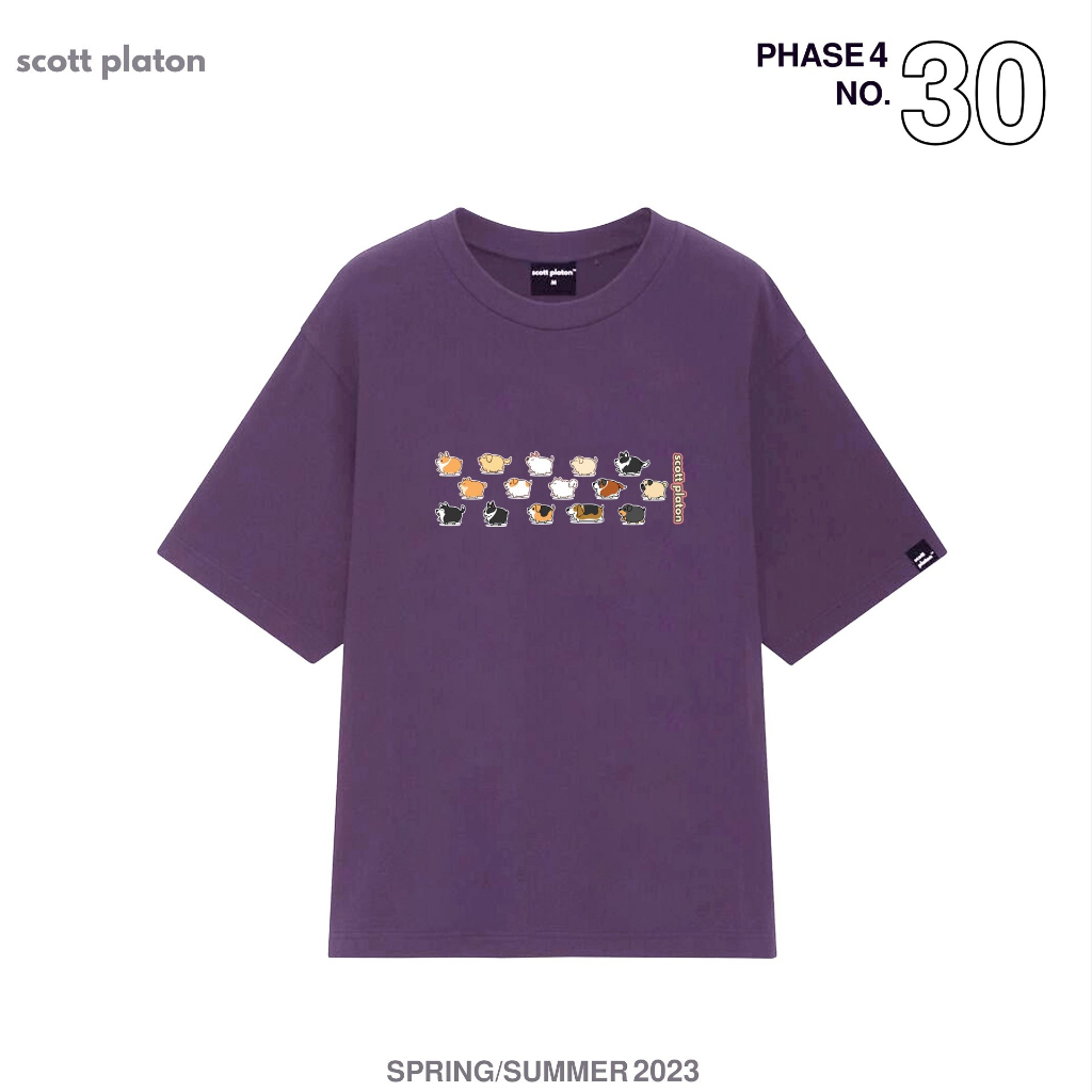 Scott Platon Áo thun Đội Quân Cún Béo - Chất liệu cotton dày dặn đứng form