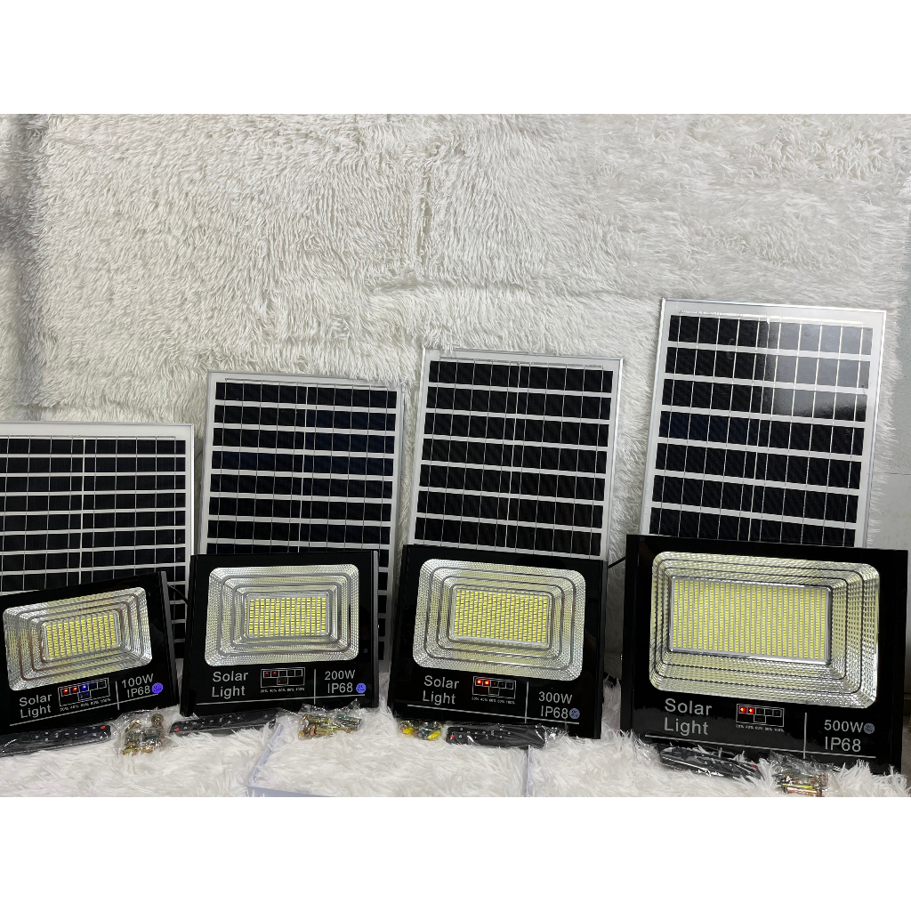 Đèn pha năng lượng mặt trời 800w 600w 500w Chính hãng GD Solar mẫu báo pin mới nhất bảo hành 2 năm đổi mới