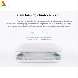 Cân điện tử XM Smart Scale Gen 2/ Cân điện tử sức khỏe Scale S200, theo dõi cân nặng, BMI