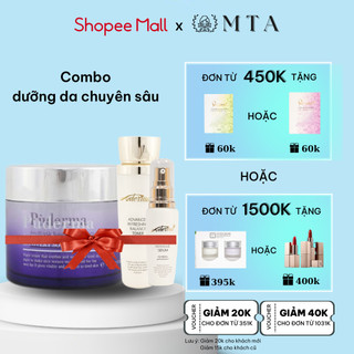 Combo dưỡng da chuyên sâu Kem đêm + Toner + Serum Puderma giúp mờ sạm nám chống lão hóa