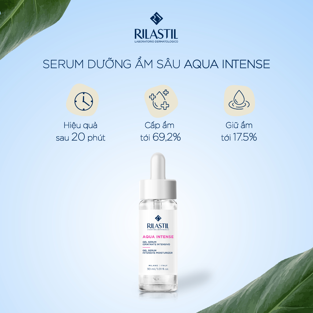 Tinh chất dưỡng ẩm - RILASTIL AQUA INTENSE GEL SERUM
