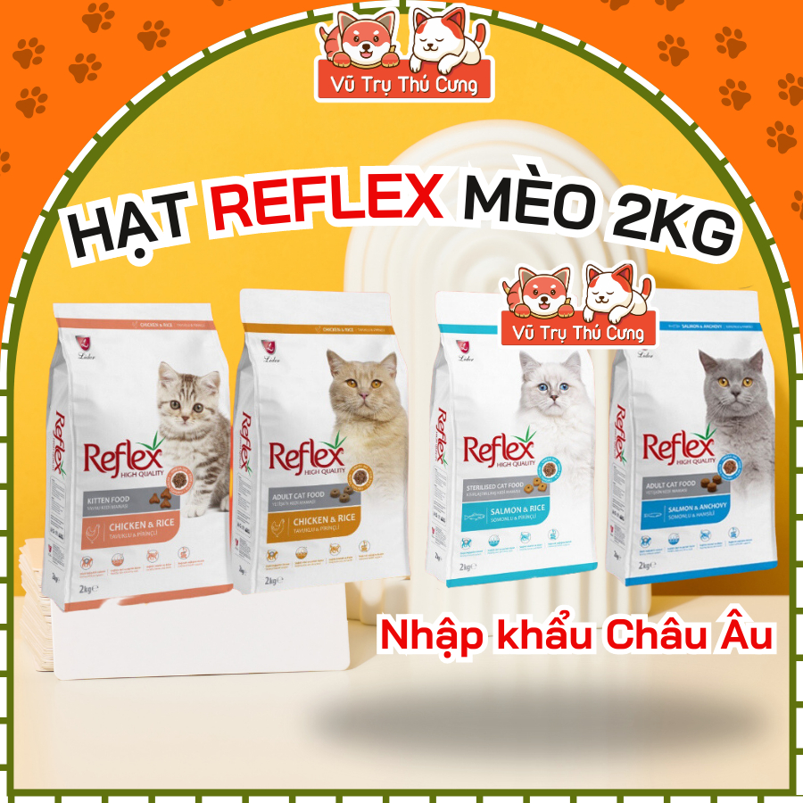 Hạt Reflex cho mèo từ Thỗ Nhĩ Kỳ 2Kg