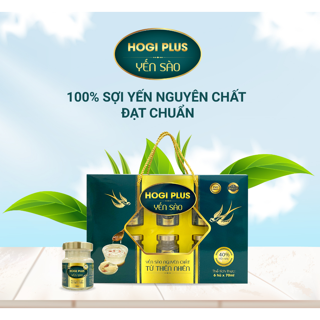 Combo 3 Hộp Yến Sào Tự Nhiên 40% nguyên chất, hũ 70ml