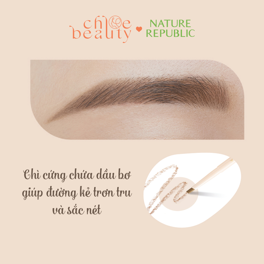 Chì mày cứng NATURE REPUBLIC Botanical Auto Hard Eyeliner 0.3g