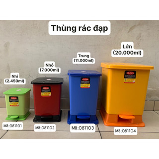 Thùng rác đạp Tân Lập Thành