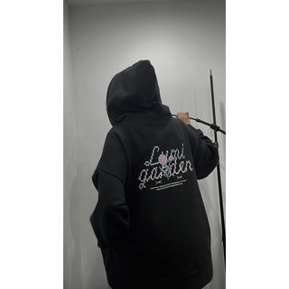 Áo Hoodie đen KS Lumi Garden H49 Lumihouse Lumihouse1105