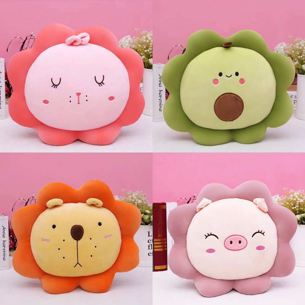 Bộ chăn gối văn phòng 2 trong 1 hình thú cực dễ thương