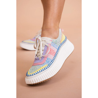Giày sneaker họa tiết xuất khẩu