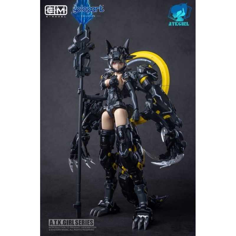 Mô Hình Lắp Ráp YoloPark A.T.K Girl Fenrir Stealth Version E-Model 1/12 Model Kit