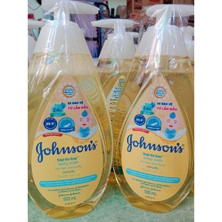 Sữa tắm gội toàn thân Johnson's baby 500ml
