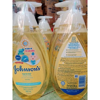 [Combo 2 chai]Sữa tắm gội toàn thân Johnson's Baby 500ml