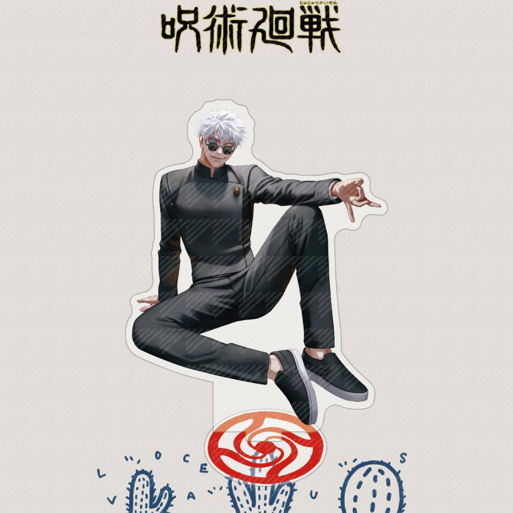 Mô hình JUJUTSU KAISEN ver GETOU GOJO Chú Thuật Hồi Chiến standee mica acrylic anime chibi