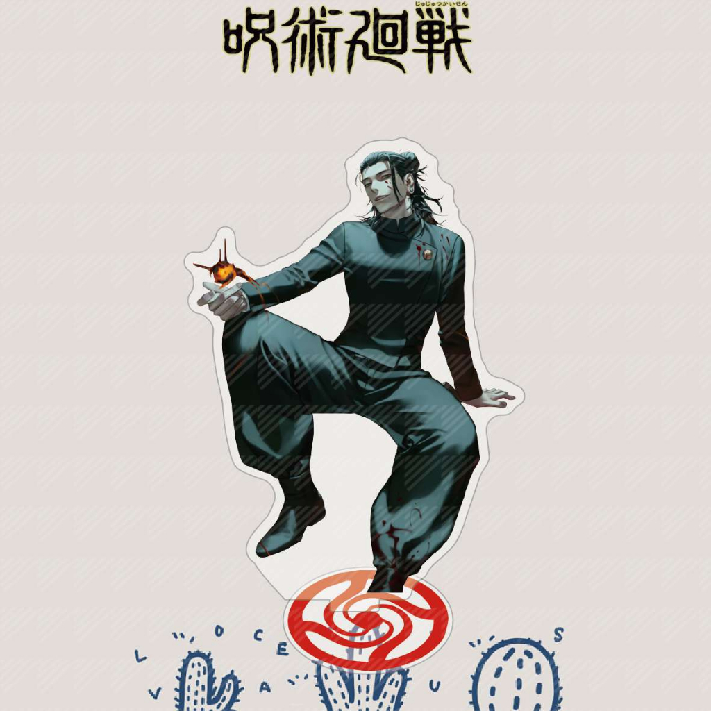 Mô hình JUJUTSU KAISEN ver GETOU GOJO Chú Thuật Hồi Chiến standee mica acrylic anime chibi