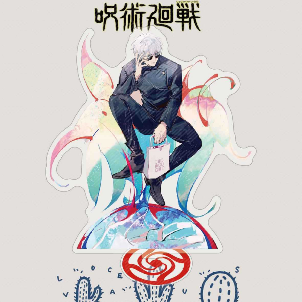 Mô hình JUJUTSU KAISEN ver GETOU GOJO Chú Thuật Hồi Chiến standee mica acrylic anime chibi
